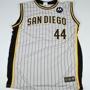 San Diego Padres Basketball Style Jersey Giveaway–Joe Musgrove #44 – Size XL